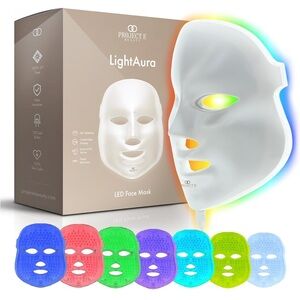 Project E LightAura LED Face Mask - White